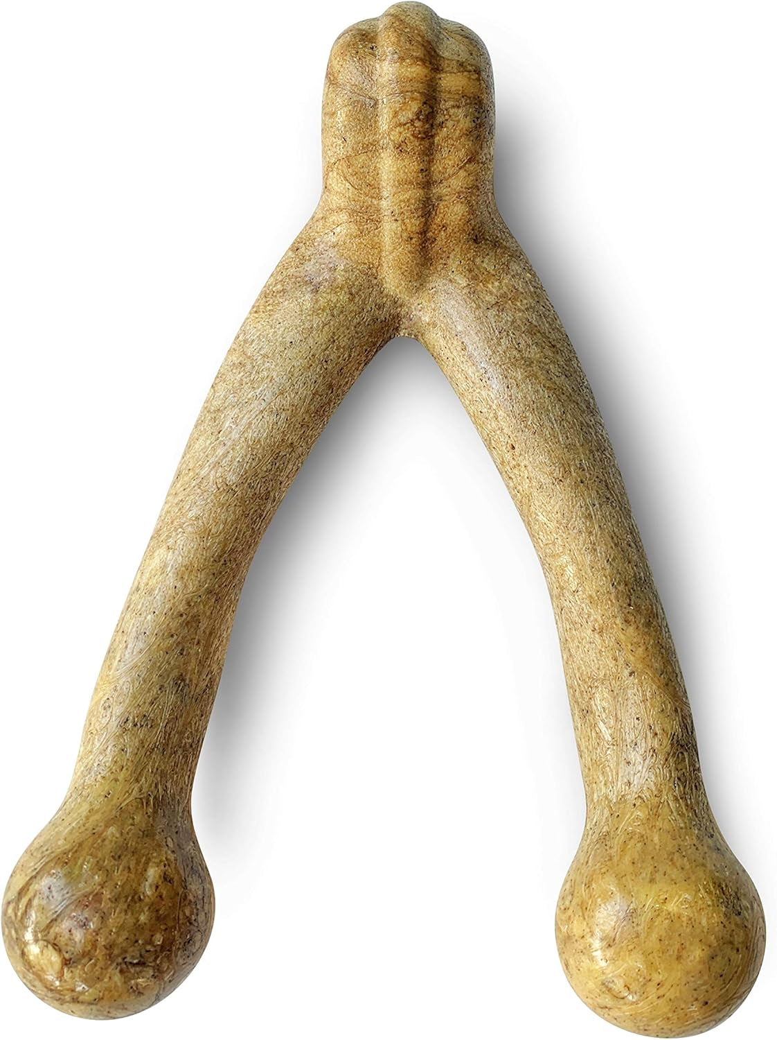 Wishbone Barkbone Nylon Chew Toy for Aggressive Chewers - Peanut Butter Flavor - 6.75 Inches