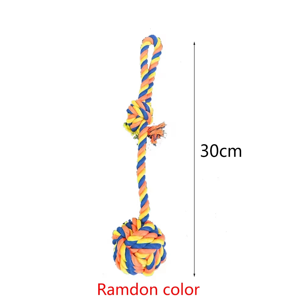 Rope Ball for Large and Small Dogs, Resistant Soft Cotton, Toothbrush, Bite Resistant, Chew, Interactive Dog Toys, Dog Accessori
