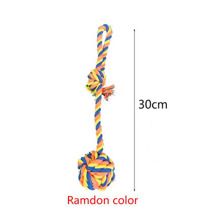 Rope Ball for Large and Small Dogs, Resistant Soft Cotton, Toothbrush, Bite Resistant, Chew, Interactive Dog Toys, Dog Accessori