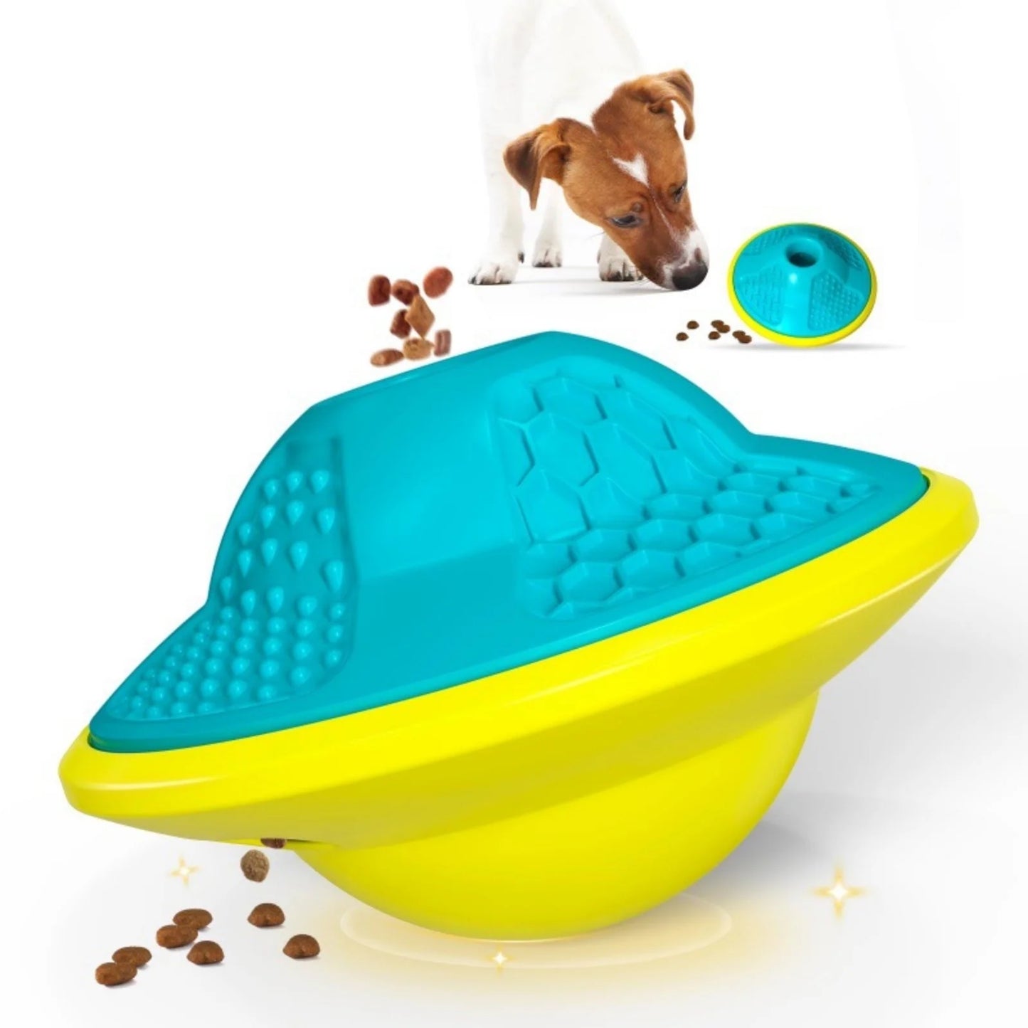 Interactive Dog Puzzle Toy by Toykingdee - Enrichment and Treat Dispensing Slow Feeder for Stimulating Playtime