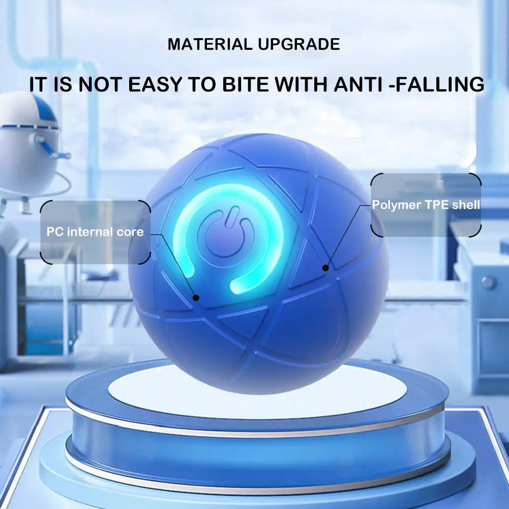 Smart Interactive Dog Toys for Aggressive Chewers Self Moving Interactive Dog Ball Automatic Vibrating Toy