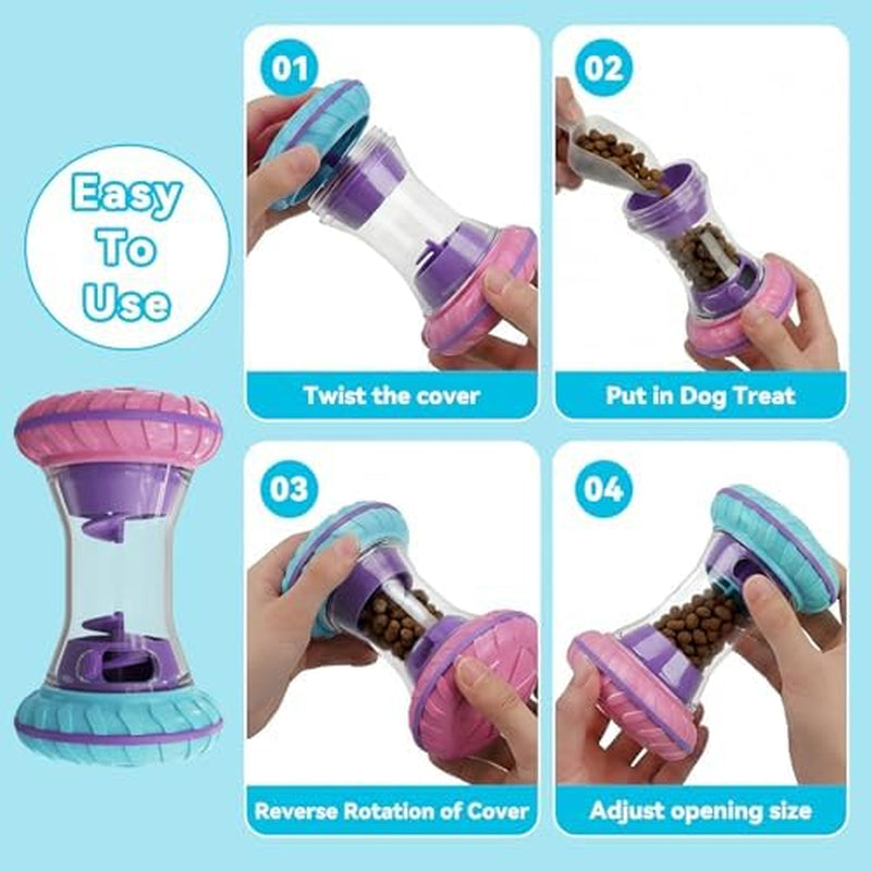 Interactive Dog Puzzle Toys for All Breeds - Durable Enrichment Toy for Mental Stimulation, Treat Dispensing, and Slow Feeding