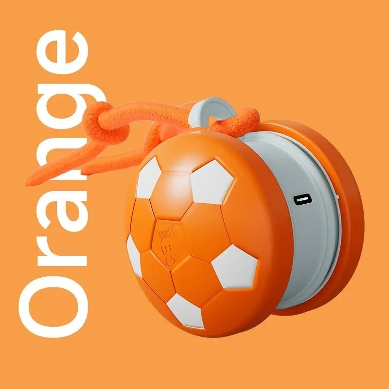 Smart Interactive Dog Toys Football Rolling Ball with Motion Activated Automatic Moving Dog Toy Balls Puppy Chew Toys Knot Rope