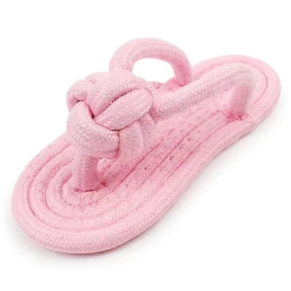 Interactive Pet Chewing Toy Cotton Slipper Rope for Small to Large Dogs Dental Health Molar Chew Toy Dog Accessory for Training